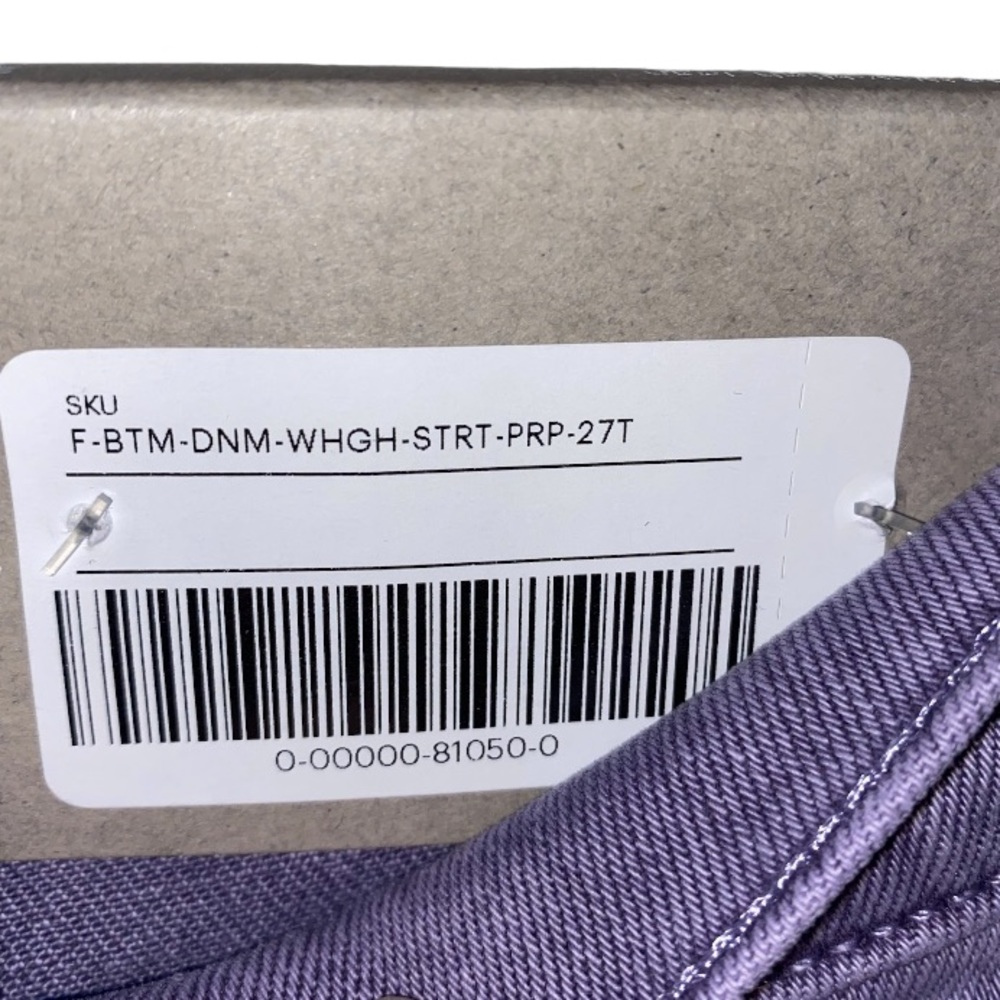 Everlane The Way-High jean in Achroma daybreak (purple tint) NWT size 27 Tall - Picture 10 of 14